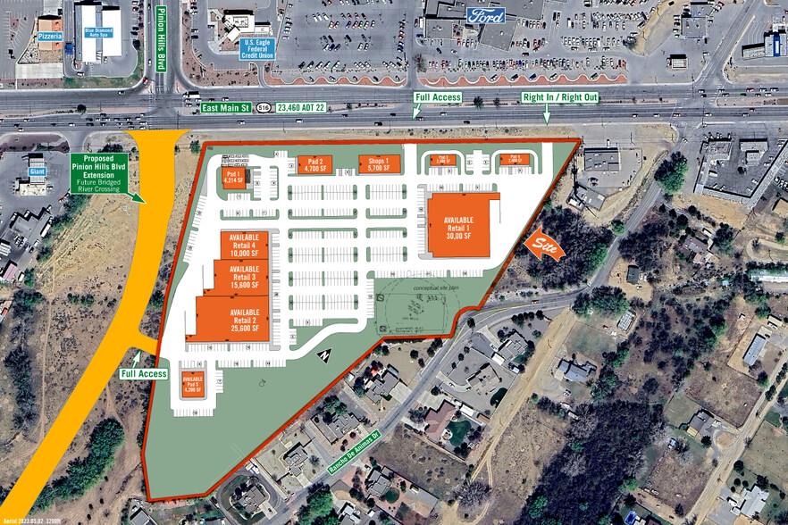 Main and Pinion Hills, Farmington, NM for lease - Building Photo - Image 1 of 3