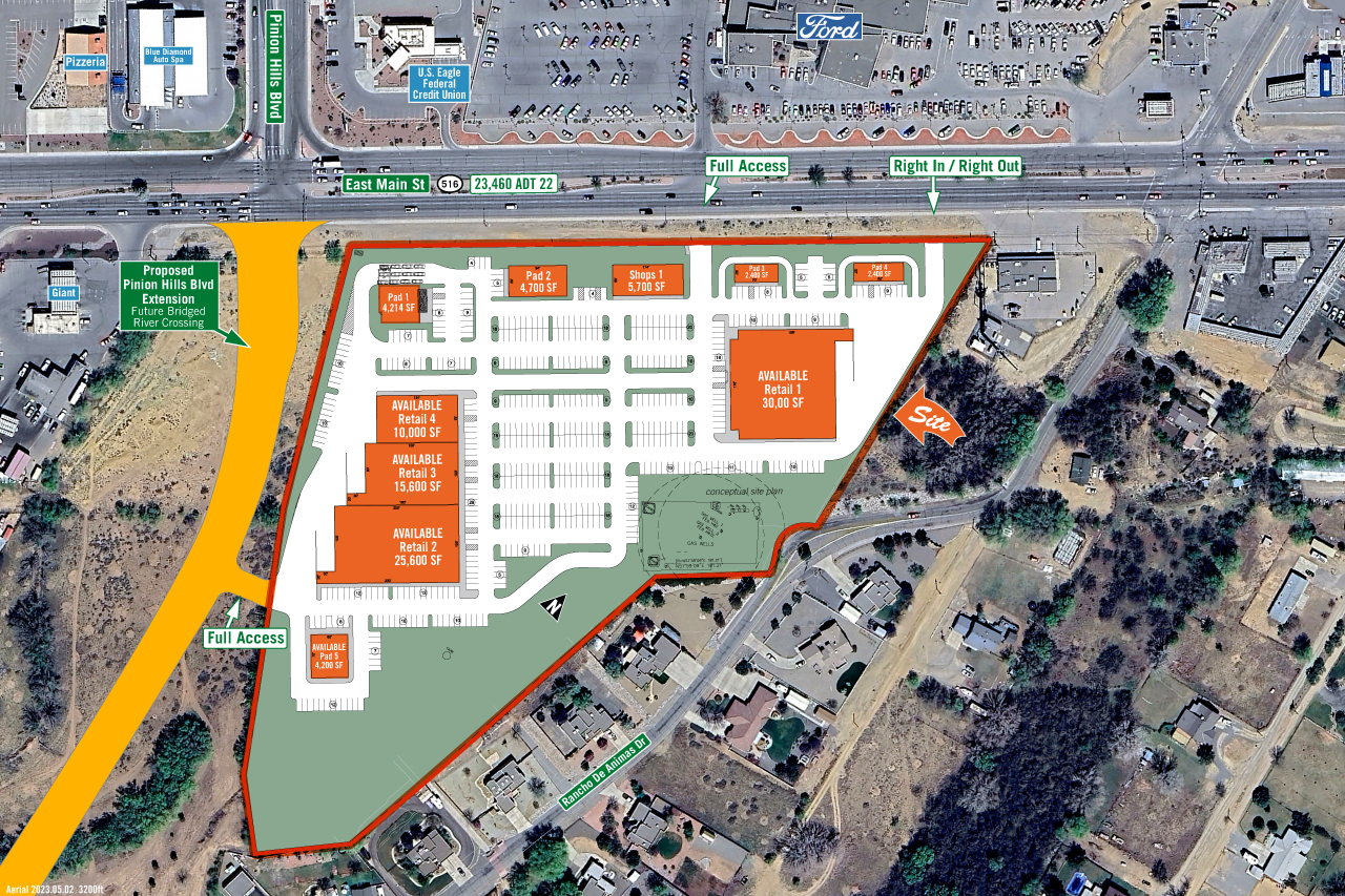 Main and Pinion Hills, Farmington, NM for lease Building Photo- Image 1 of 4