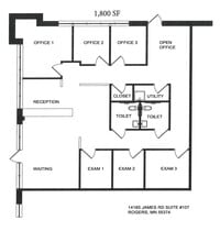 14165 James Rd, Rogers, MN for lease Floor Plan- Image 2 of 3