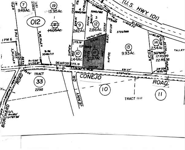 3477 Old Conejo Rd, Newbury Park, CA for lease - Plat Map - Image 2 of 6