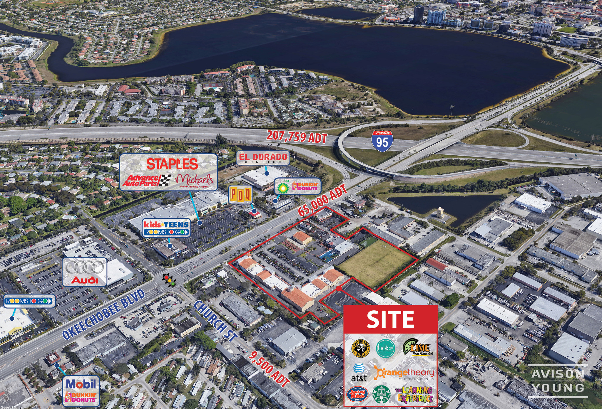 1900 Okeechobee Blvd, West Palm Beach, FL, 33409 Retail Space For
