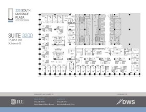 222 S Riverside Plz, Chicago, IL for lease Floor Plan- Image 2 of 2