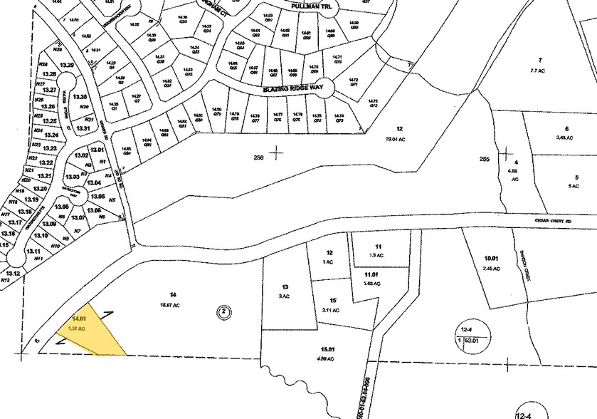 4044 Cedarcrest Rd, Acworth, GA for sale - Plat Map - Image 2 of 2