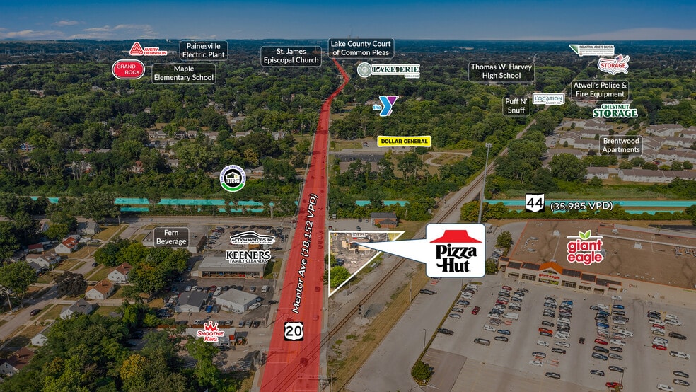 1165 Mentor Ave, Painesville, OH for sale - Building Photo - Image 2 of 5