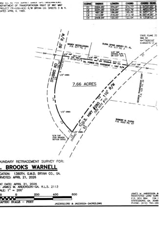 More details for 204 Stubbs Rd, Pembroke, GA - Land for Sale