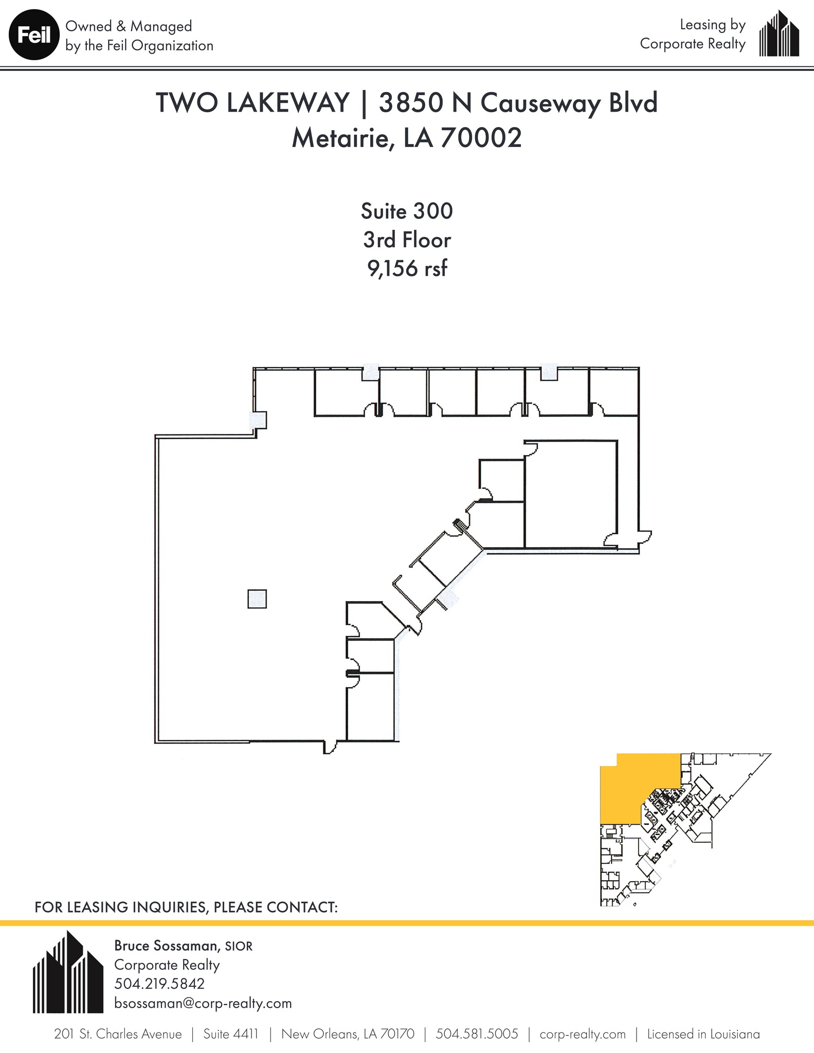 3900 N Causeway Blvd, Metairie, LA for lease Site Plan- Image 1 of 1