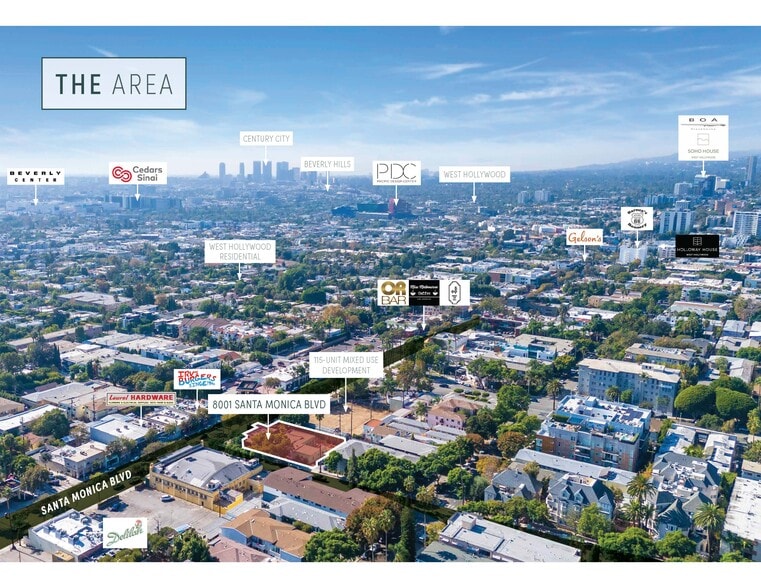 8001 Santa Monica Blvd, West Hollywood, CA for sale - Building Photo - Image 2 of 12
