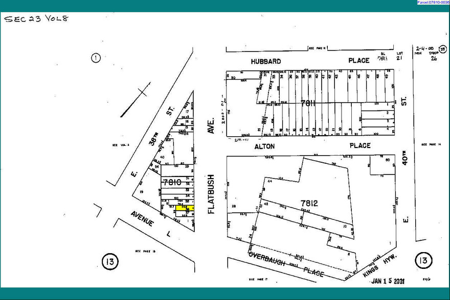 1908 Flatbush Ave, Brooklyn, NY for lease - Plat Map - Image 2 of 9