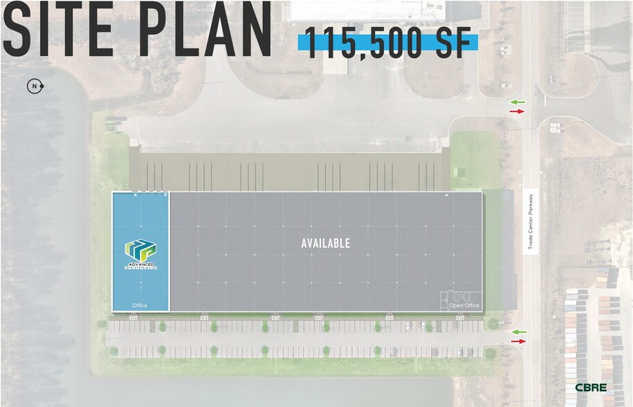 553 Trade Center Pkwy, Summerville, SC for lease - Site Plan - Image 2 of 18