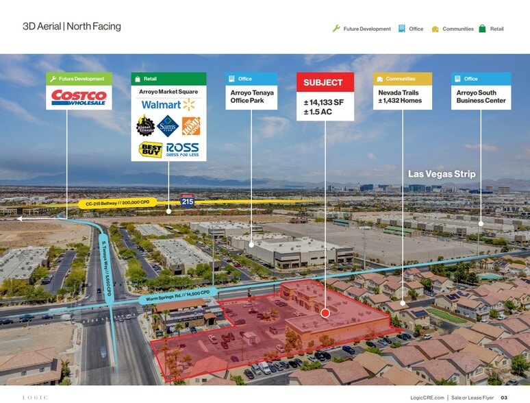 7315 W Warm Springs Rd, Las Vegas, NV for lease - Building Photo - Image 3 of 7