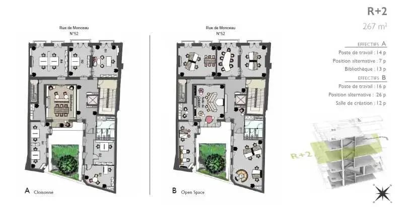 52 Rue De Monceau, Paris for lease Floor Plan- Image 1 of 5