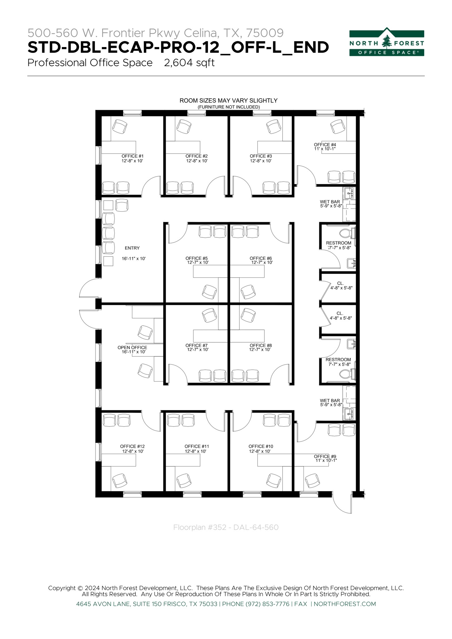 560 W Frontier Pky, Celina, TX for lease Site Plan- Image 1 of 2