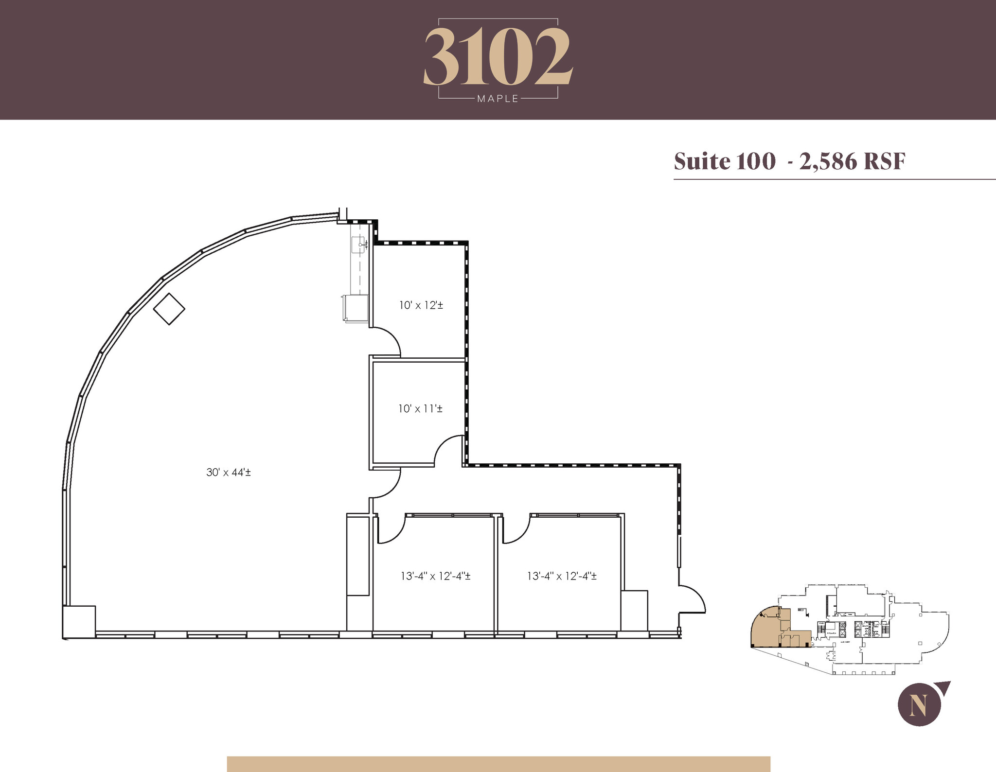 3102 Maple Ave, Dallas, TX for lease Floor Plan- Image 1 of 1
