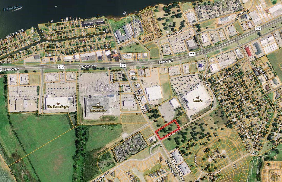 1215 Waters Edge Dr, Granbury, TX for sale Aerial- Image 1 of 1