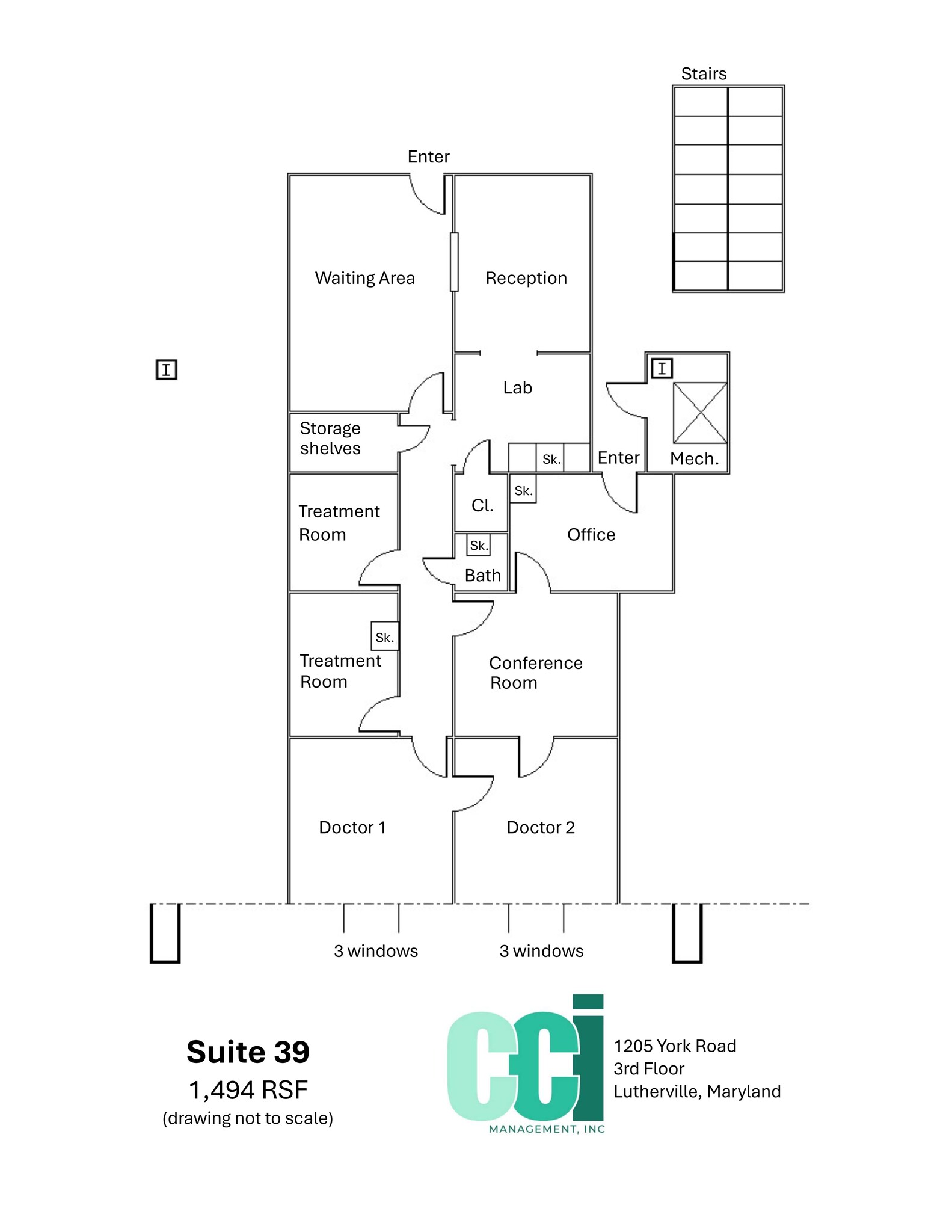 1205 York Rd, Lutherville, MD for lease Site Plan- Image 1 of 2