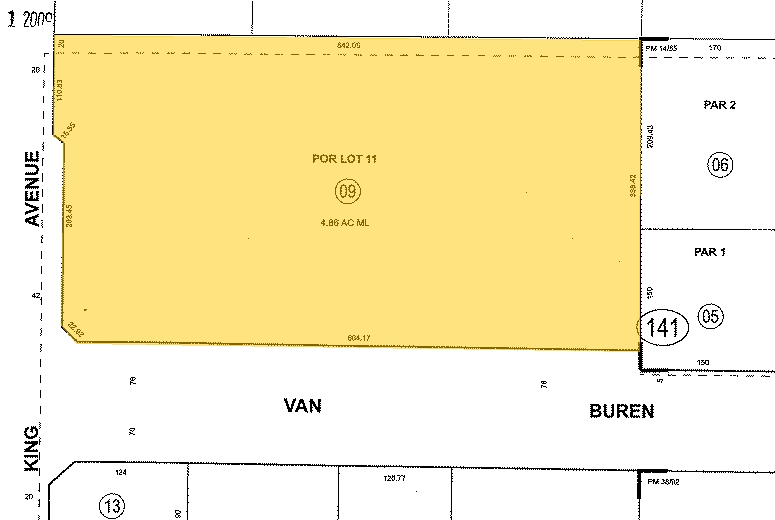 16810 Van Buren Blvd, Riverside, CA for sale Plat Map- Image 1 of 1