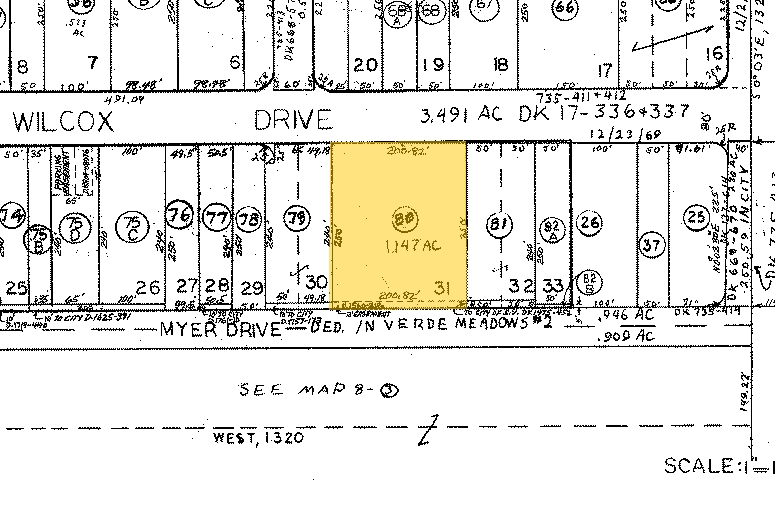 650 E Wilcox Dr, Sierra Vista, AZ for lease - Plat Map - Image 2 of 2