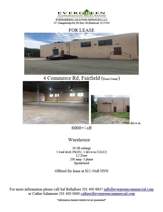 4 Commerce Rd, Fairfield, NJ for lease Other- Image 1 of 1