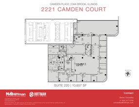 2221 Camden Ct, Oak Brook, IL for lease Floor Plan- Image 1 of 2