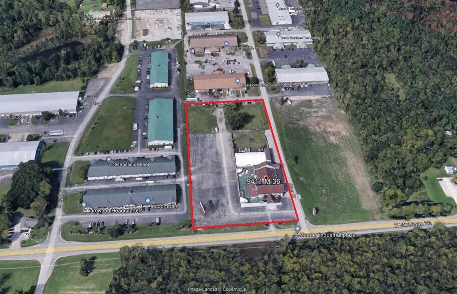 9411 E MI State Road 36, Whitmore Lake, MI for sale - Aerial - Image 1 of 1