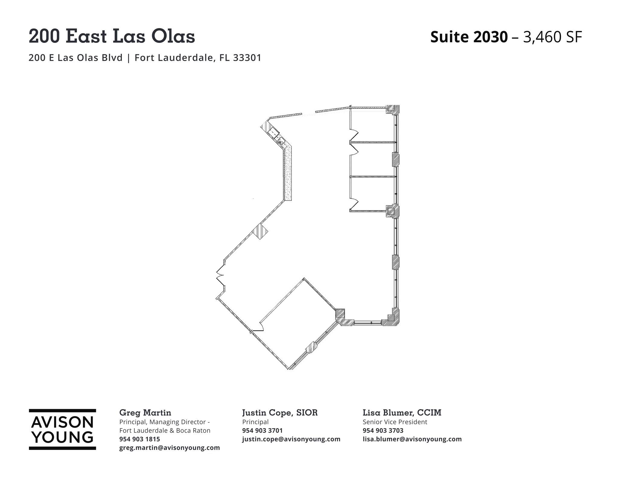 200 E Las Olas Blvd, Fort Lauderdale, FL for lease Site Plan- Image 1 of 1