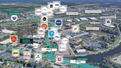 5775 Bridge St, East Syracuse, NY - AERIAL map view - Image1