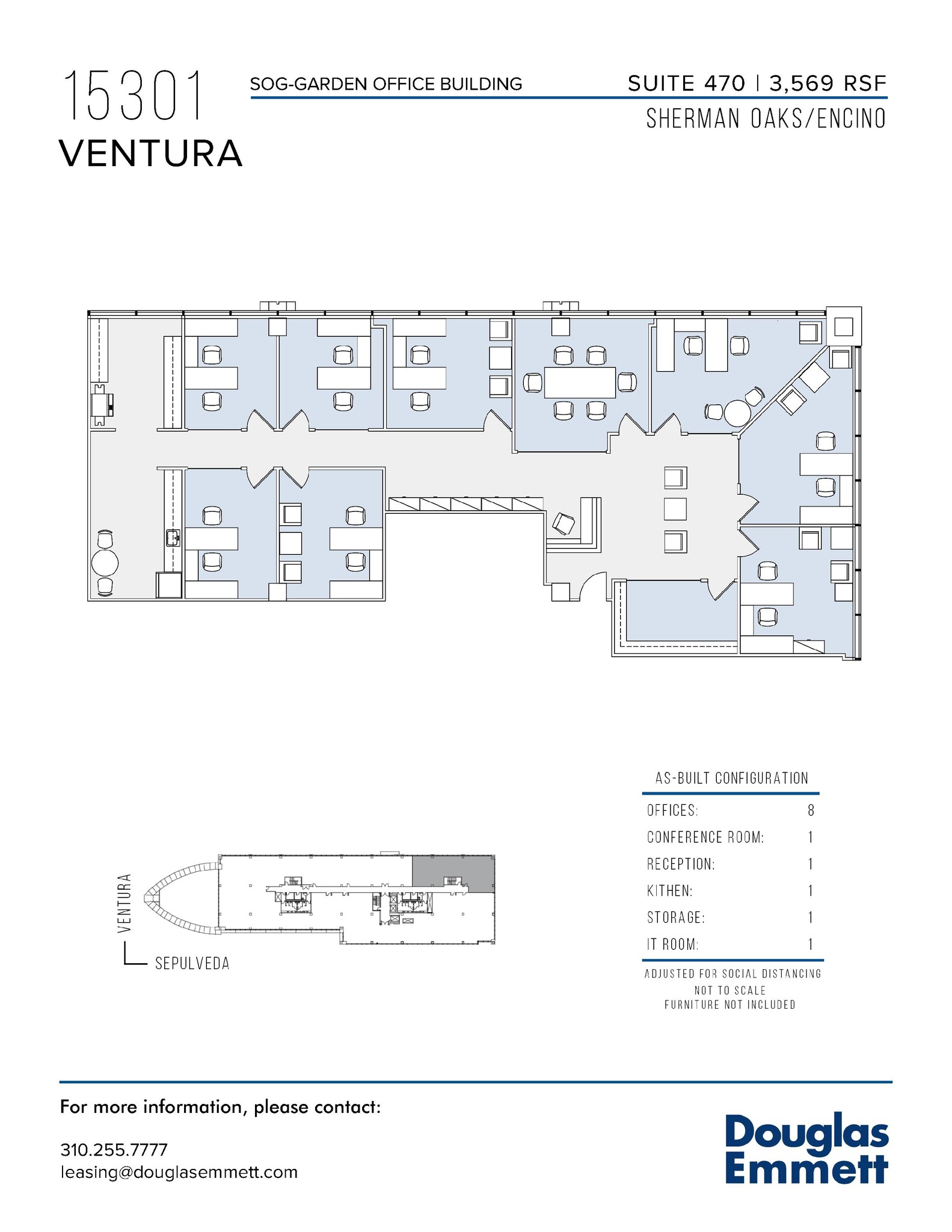 15301 Ventura Blvd, Sherman Oaks, CA for lease Floor Plan- Image 1 of 1