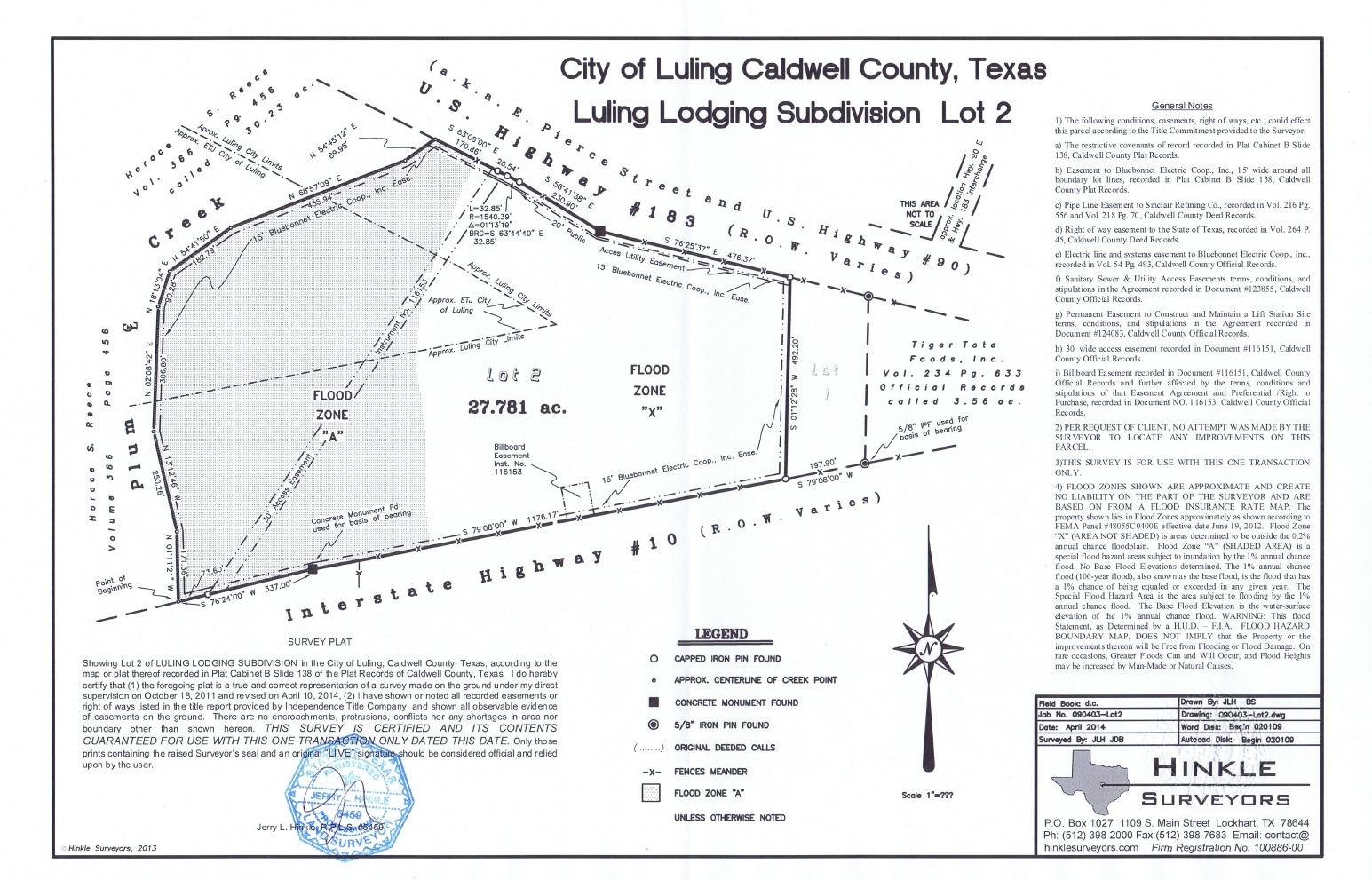NW Corner Of IH-10 & Hwy 183, Luling, TX for sale Other- Image 1 of 9