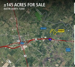 Meyer Rd, Sealy, TX - Aerial map view