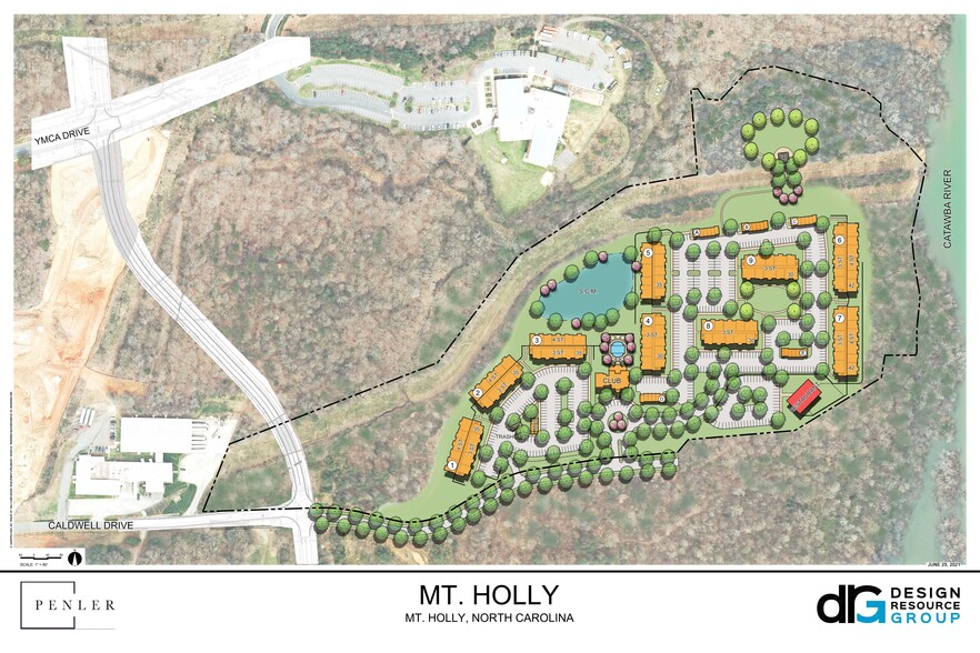 55 Caldwell, Belmont, NC for lease - Site Plan - Image 2 of 4