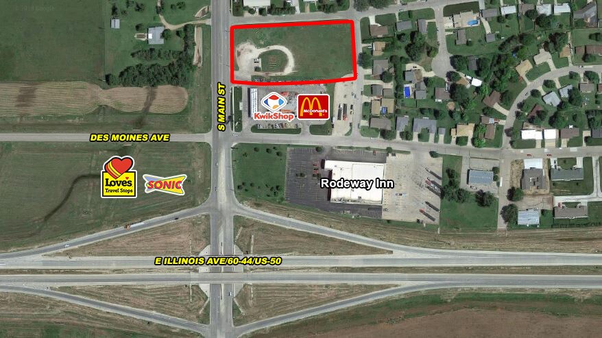 1002 S Main, South Hutchinson, KS for sale Aerial- Image 1 of 1