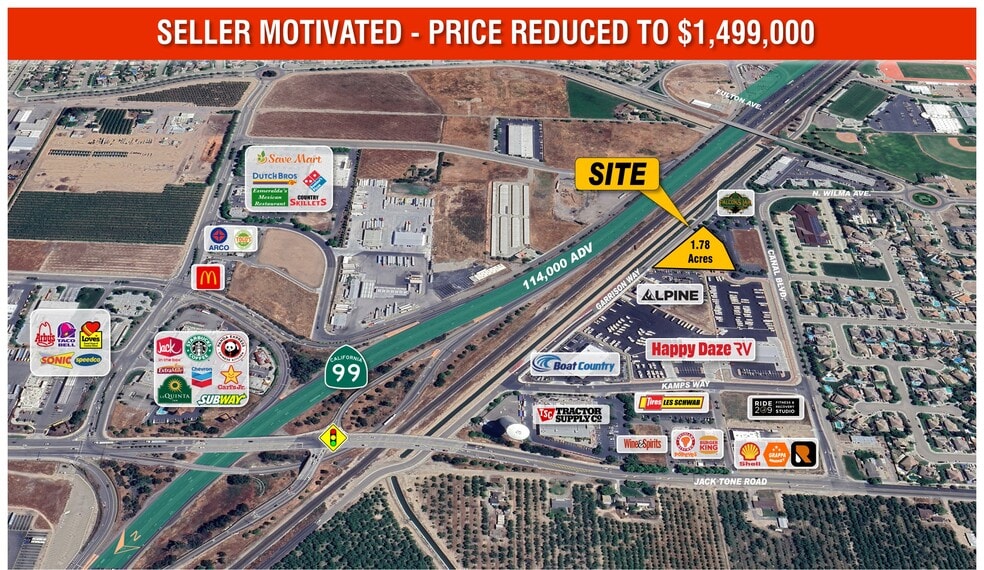 1430 Garrison Way, Ripon, CA for sale - Aerial - Image 1 of 4