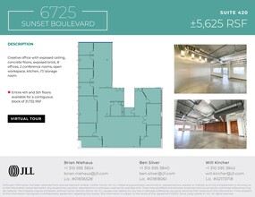 6725 W Sunset Blvd, Los Angeles, CA for lease Site Plan- Image 1 of 9