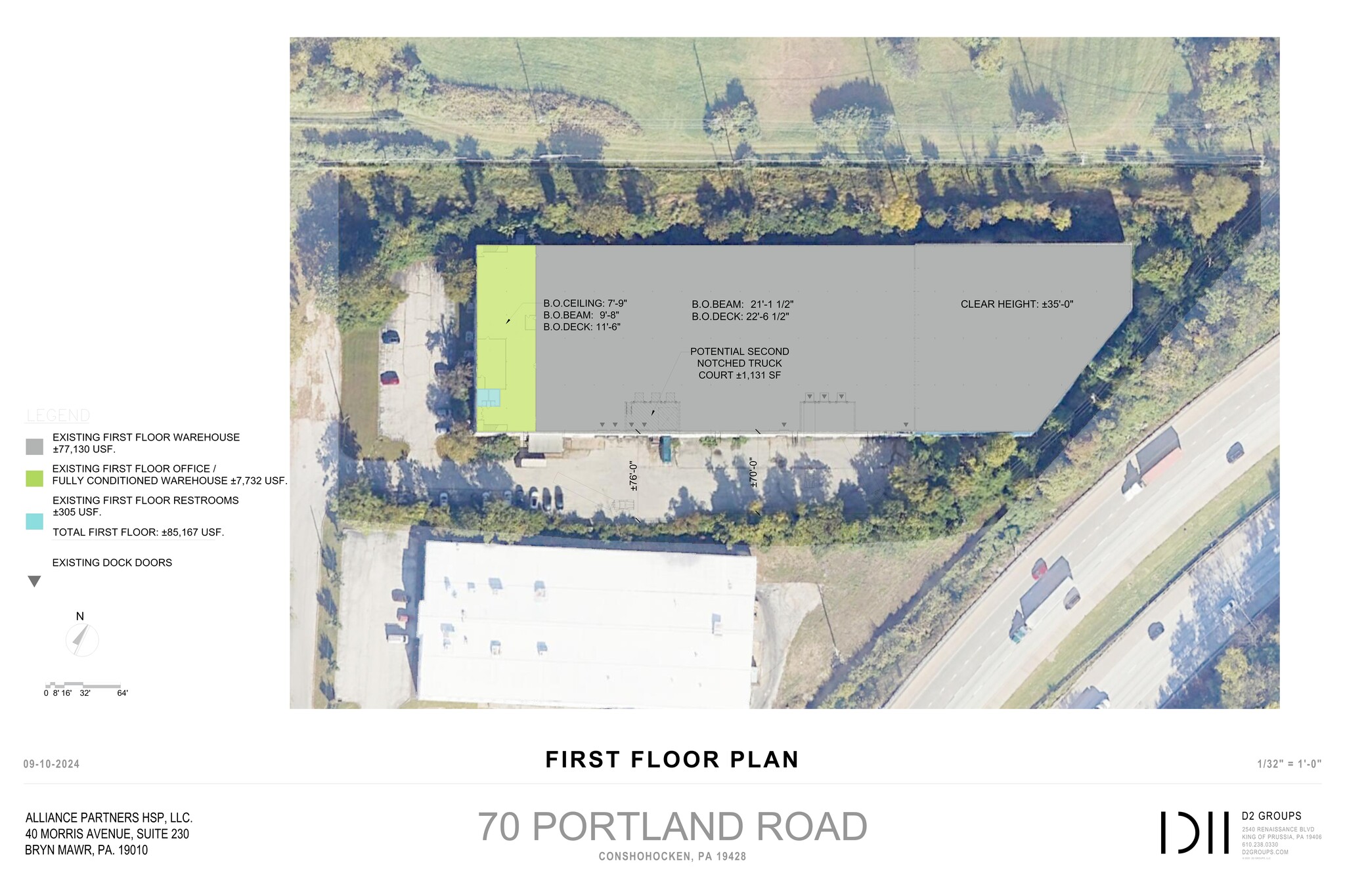 70 Portland Rd, West Conshohocken, PA for lease Site Plan- Image 1 of 1