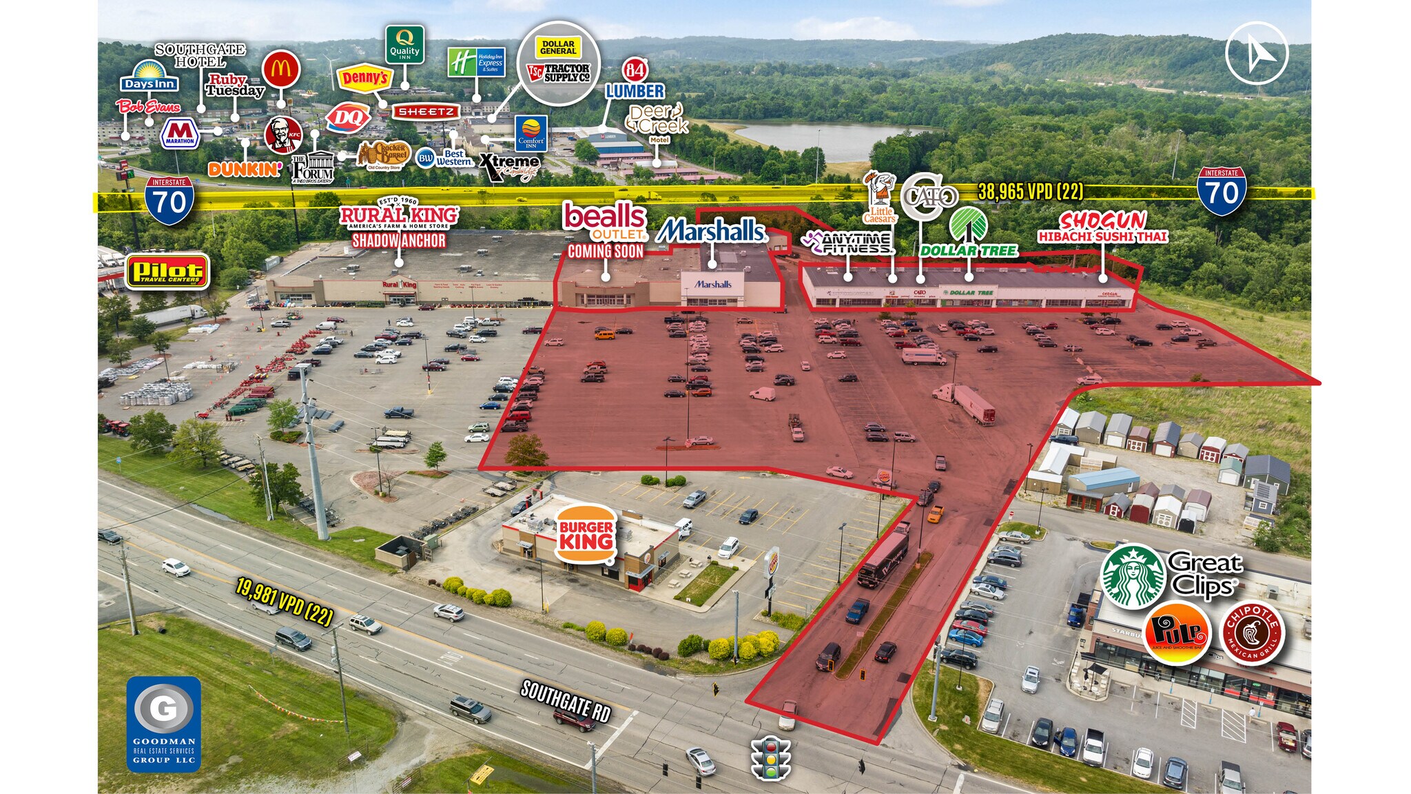 61690 Southgate Rd, Cambridge, OH 43725 Parkway Plaza