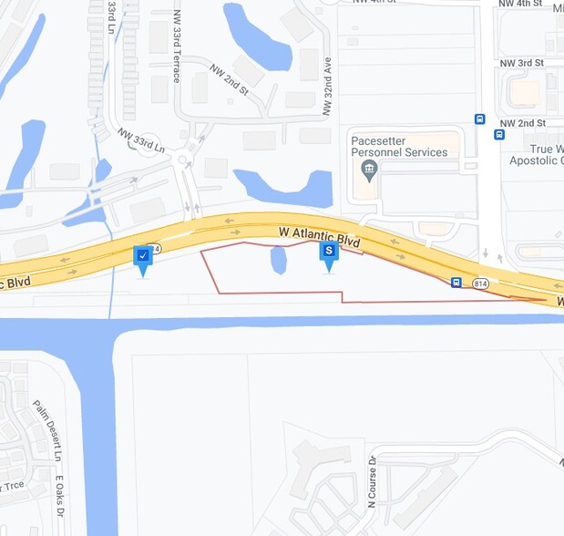 3100 W Atlantic Blvd, Pompano Beach, FL for sale - Plat Map - Image 2 of 2