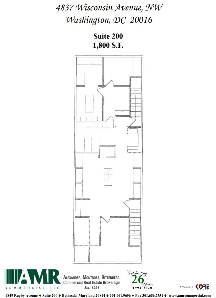 4837-4839 Wisconsin Ave NW, Washington, DC for lease Floor Plan- Image 1 of 1