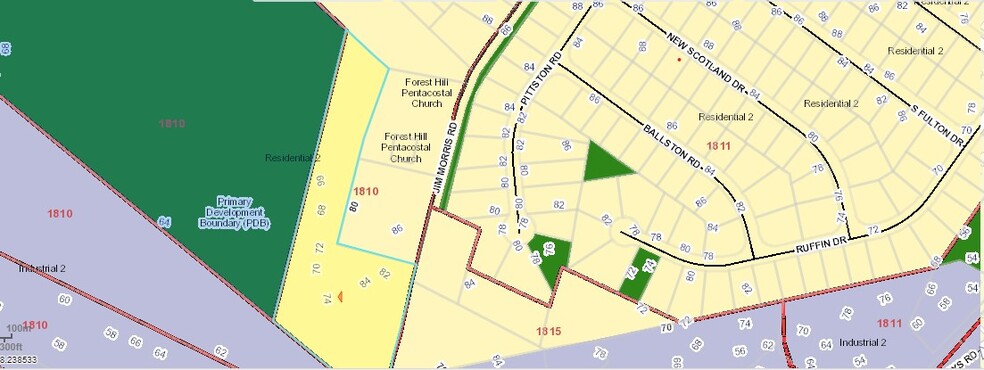 0 Jim Morris Rd, Fredericksburg, VA for sale - Plat Map - Image 1 of 2