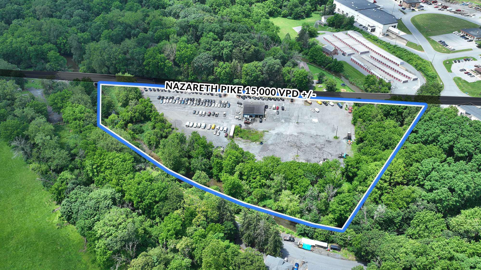 146-154 Nazareth Pike, Bethlehem, PA for sale Aerial- Image 1 of 7