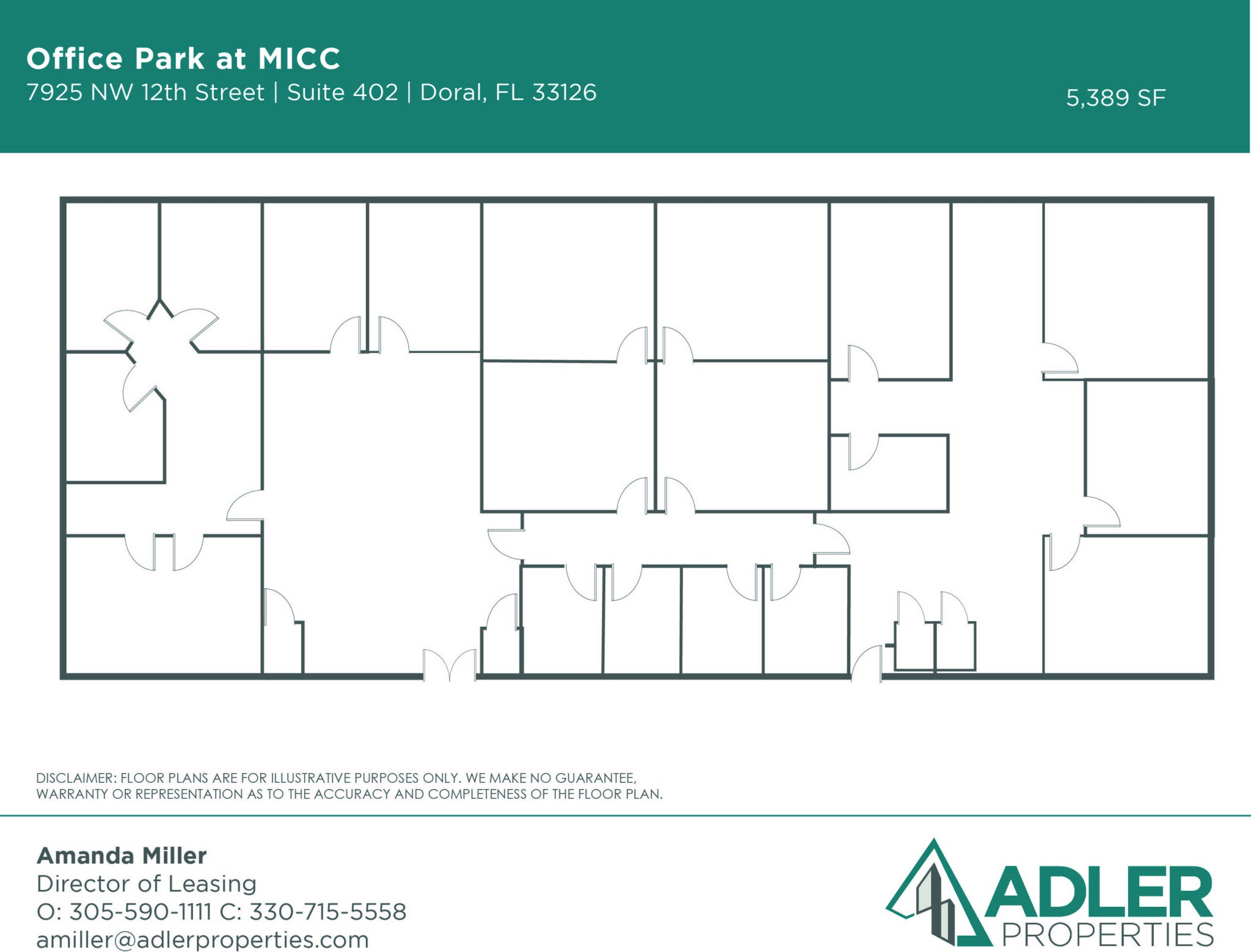 7925 NW 12th St, Doral, FL for lease Floor Plan- Image 1 of 1