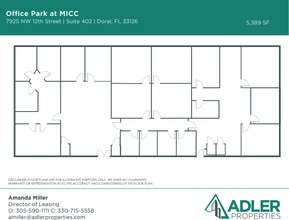 7925 NW 12th St, Doral, FL for lease Floor Plan- Image 1 of 1