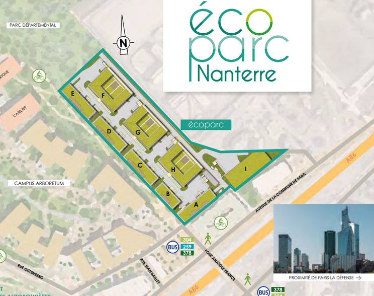 Rue Gutenberg, Nanterre for lease - Site Plan - Image 1 of 1