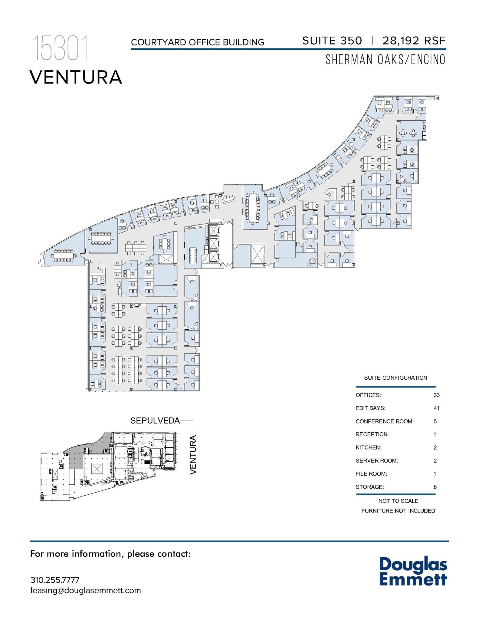 15301 Ventura Blvd, Sherman Oaks, CA for lease Floor Plan- Image 1 of 1