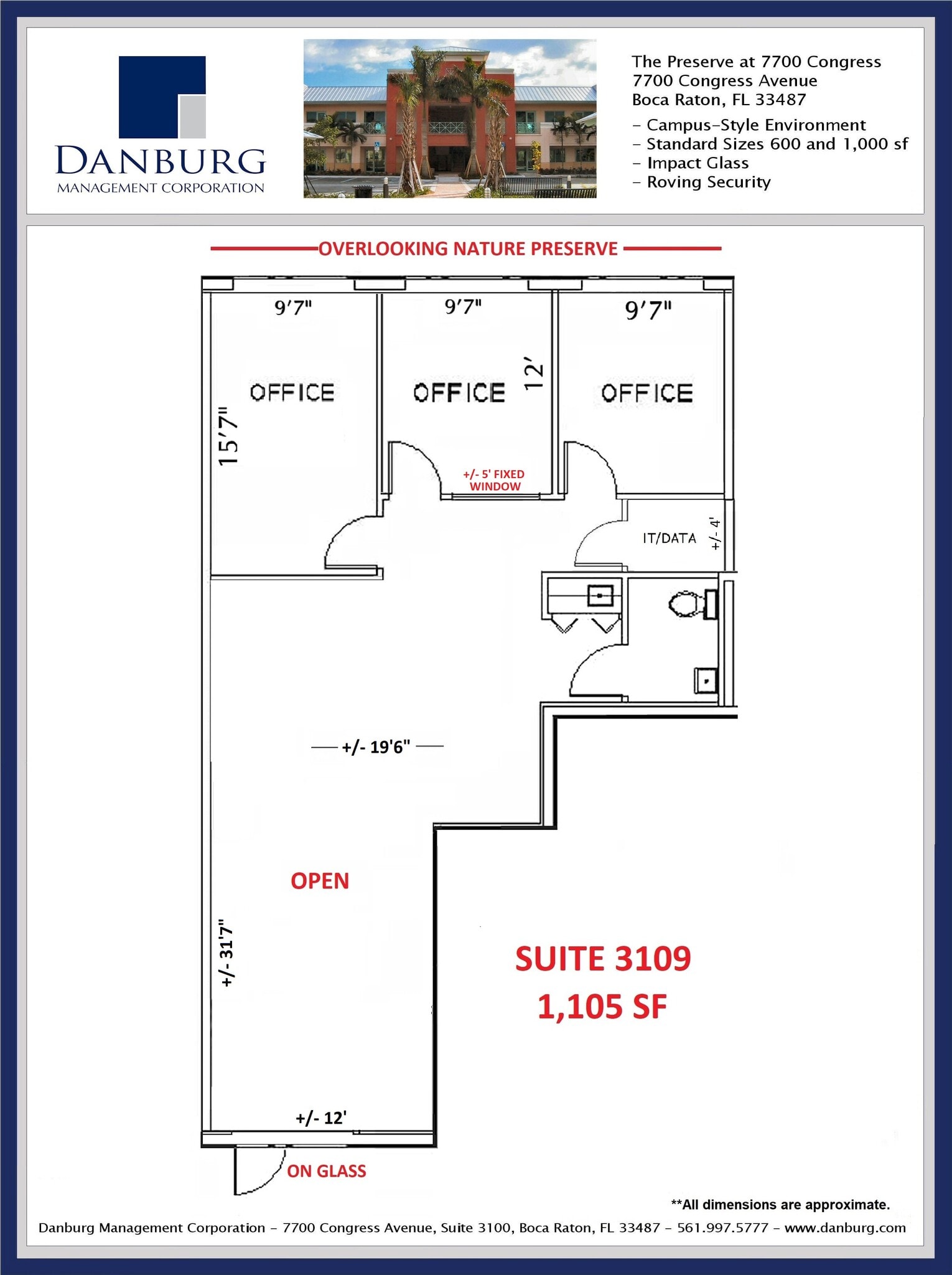 7700 Congress Ave, Boca Raton, FL for lease Floor Plan- Image 1 of 1