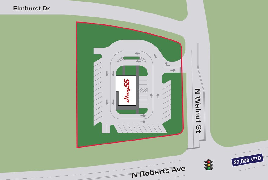 2402 N Roberts Ave, Lumberton, NC 28358 Hwy 55 New 20Year Abs NNN
