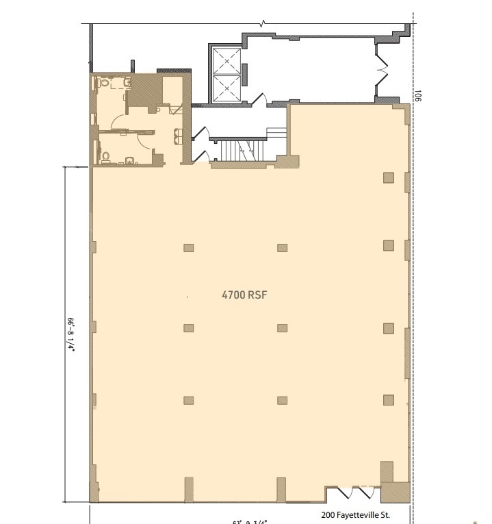 200 Fayetteville St, Raleigh, NC for lease Floor Plan- Image 1 of 1