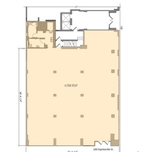 200 Fayetteville St, Raleigh, NC for lease Floor Plan- Image 1 of 1