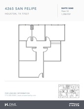 4265 San Felipe St, Houston, TX for lease Floor Plan- Image 1 of 1