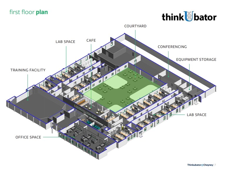 ThinkUbator at Cheyney University, Cheyney, PA for lease - Floor Plan - Image 3 of 3