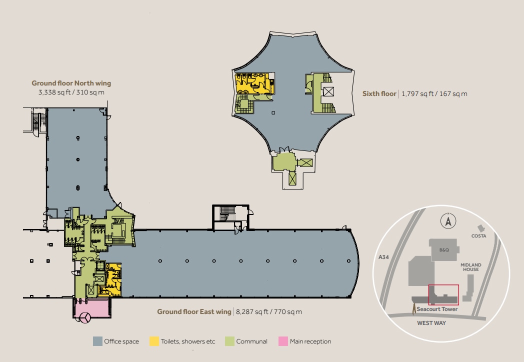 Seacourt Tower, West Way, Oxford for lease Floor Plan- Image 1 of 1